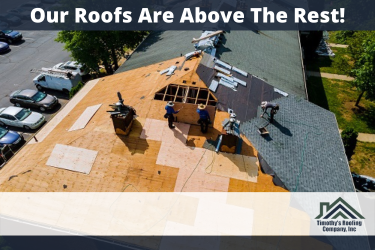 Arlington roofing contractors installing a new roof in VA.