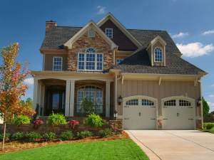 A well-maintained roof with asphalt shingles and no visible damage.