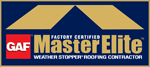 GAF Master Elite logo
