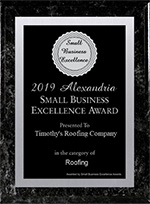 2019 Alexandria Small Business Excellence Award